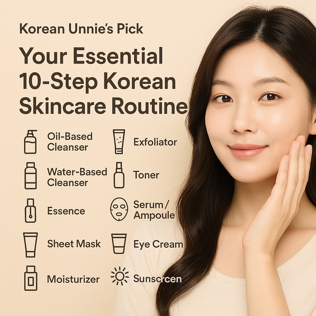 Korean Unnie’s Pick: Your Essential 10-Step Korean Skincare Routine