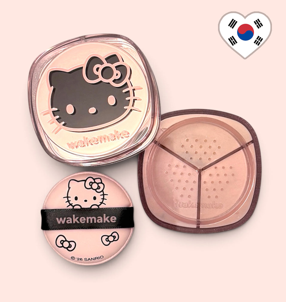 WAKEMAKE HELLO KITTY Stay Fixer Multi Color Powder 03 Satin Pink
