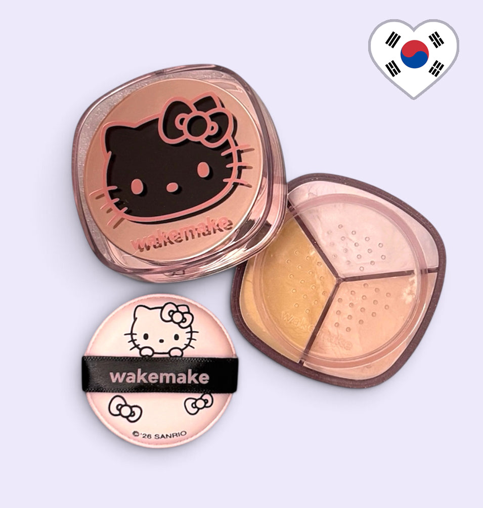WAKEMAKE HELLO KITTY Stay Fixer Multi Color Powder 02 Light Skin