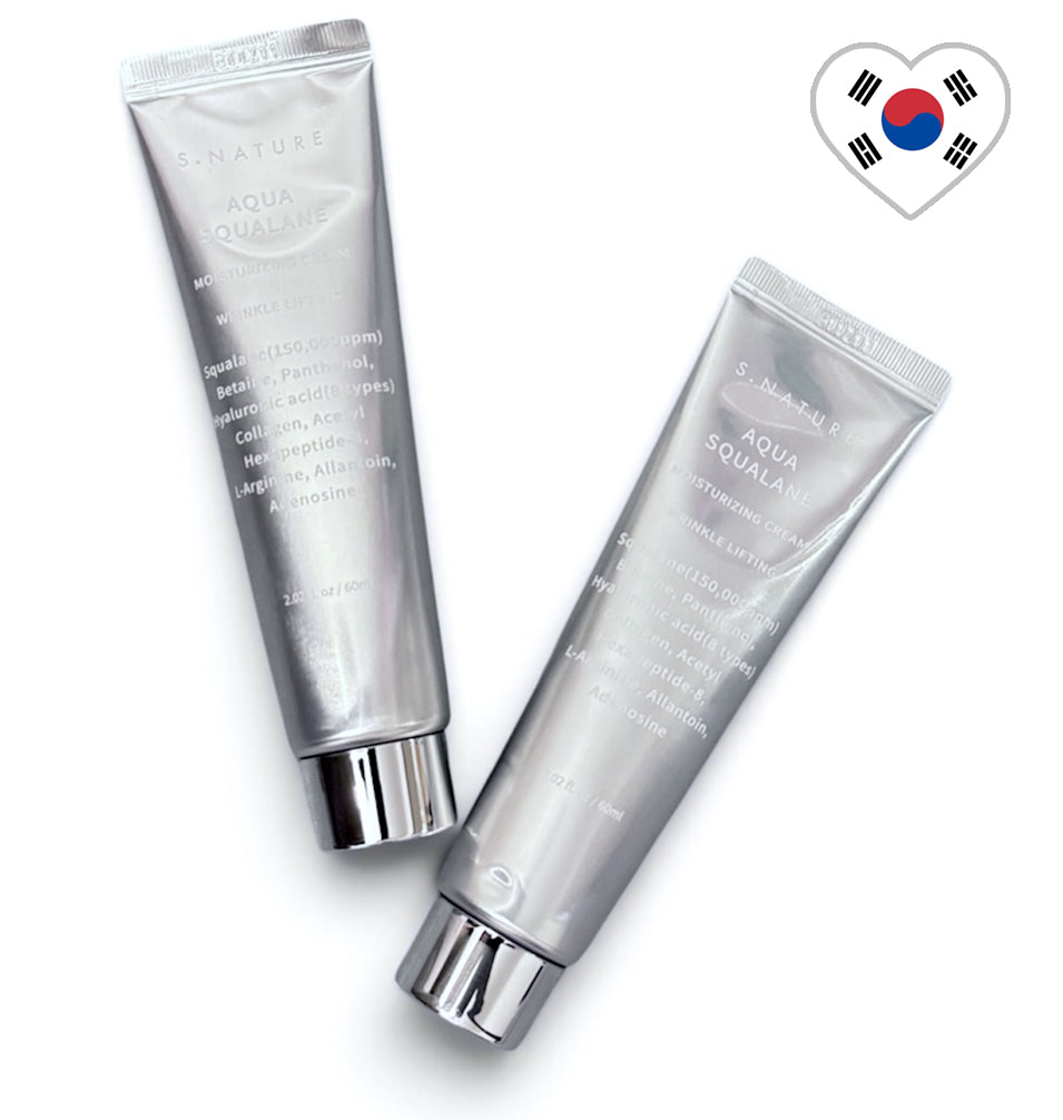 S.NATURE Aqua Squalane Moisturizing Cream 60ml Double Set