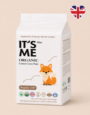 IT’S ME Slim Organic Cotton Cover Pads Regular 28P