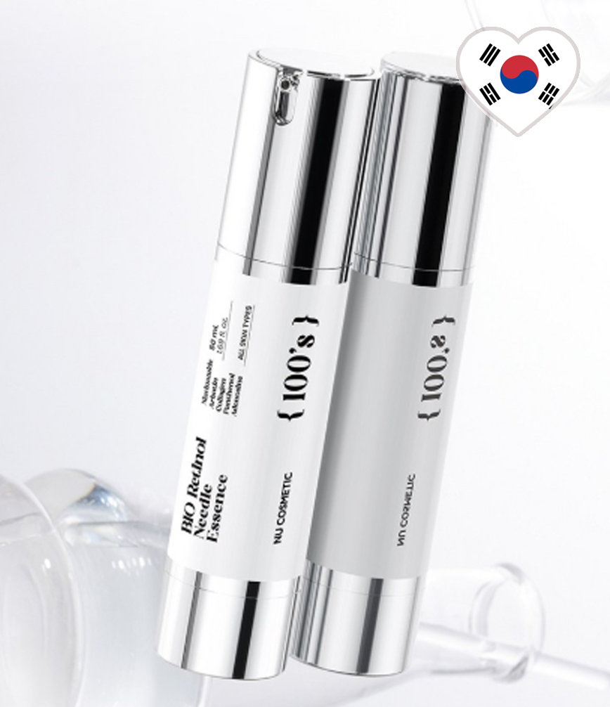 [NU] Bio Retinol Needle Essence 100 Shots – Skin Texture Improvement & Pore Tightening & Stem Cell Culture Extract, 50ml >> KOREA Dispatch