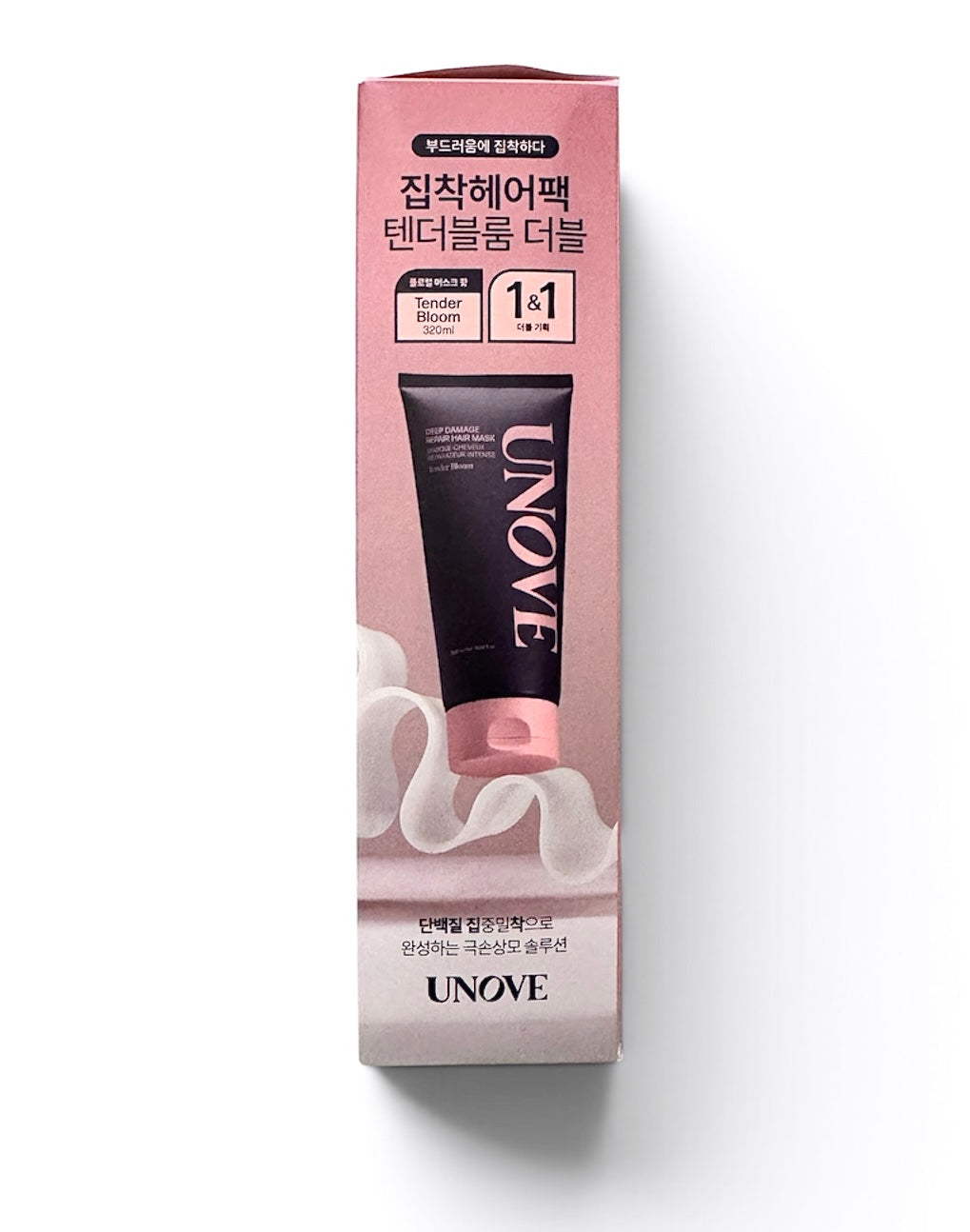 UNOVE Deep Damage Repair Hair Mask 320ml Double Pack – Tender Bloom