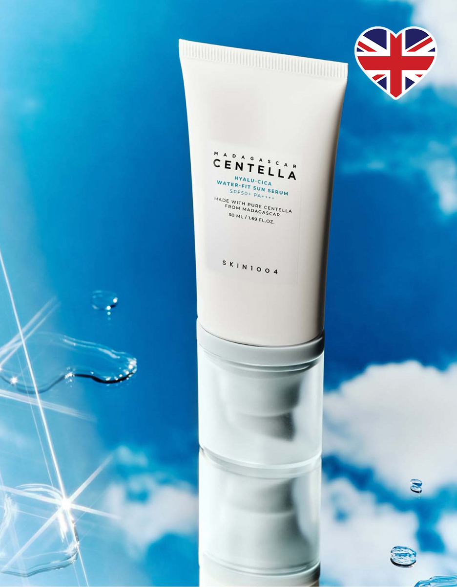 [SKIN1004] Madagascar Centella Hyalu-Cica Water-Fit Sun Serum SPF50+ PA+50ml >>UK Dispatch