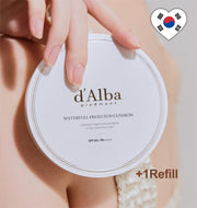 [d'Alba] Vegan Fresh Sun Cushion SPF50+PA++++ – 25g(Includes 1 Compact + 1 Refill) /Brightening & Anti-Wrinkle>>KOREA Dispatch